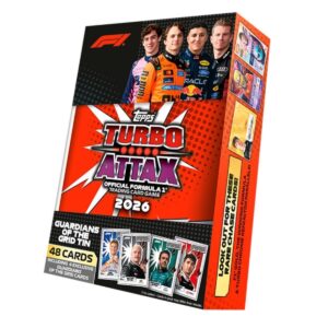 Topps 2026 - Mega Tins Turbo Attax Formula 1 - Guardians of the grid opakowanie