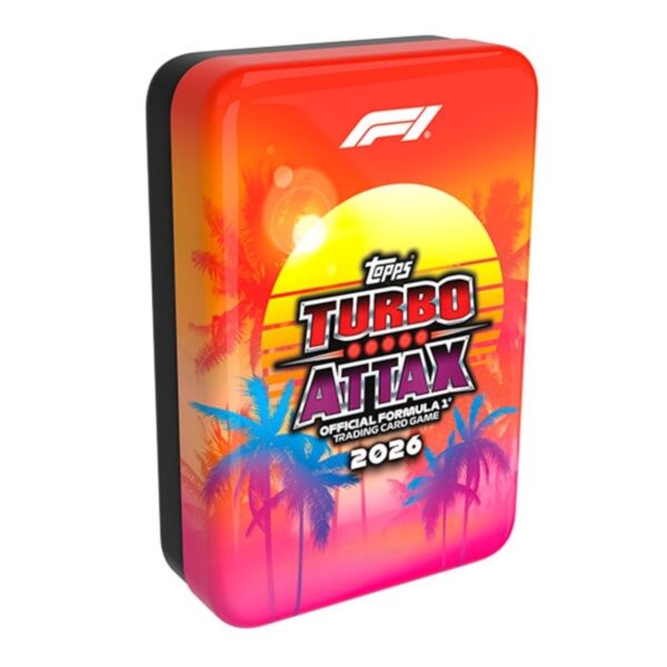 Topps 2026 - Mega Tins Turbo Attax Formula 1 - Sunshine State pudełko
